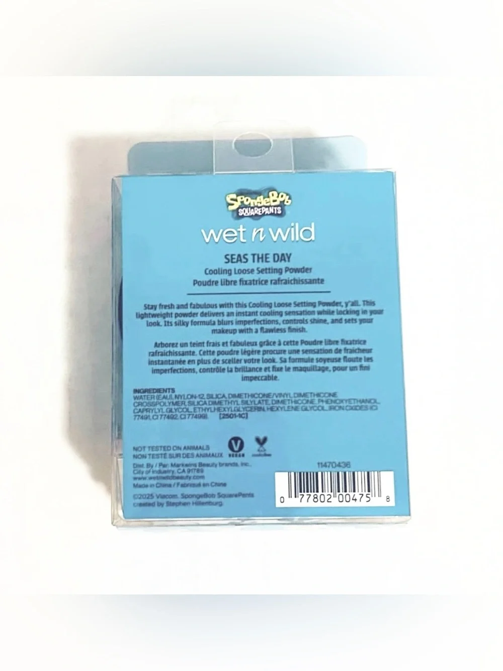 Wet n Wild SpongeBob Seas The Day Cooling Makeup Finishing Powder